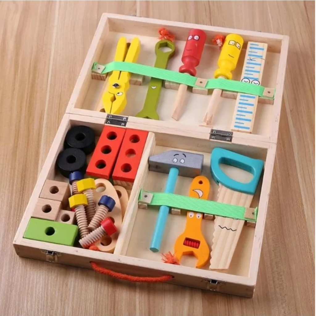 Montessori Wooden ToolBox