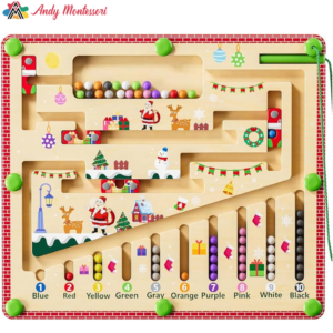 Montessori Christmas Maze