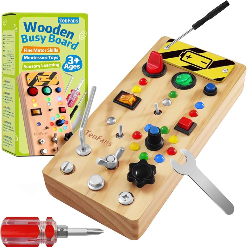 Montessori Wooden Switch Board